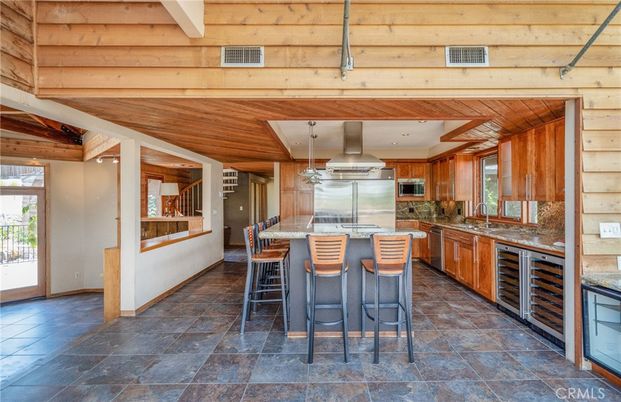 Interior, Kitchen, Stainless Steel Appliances, Wooden Ceilings, Wooden Walls