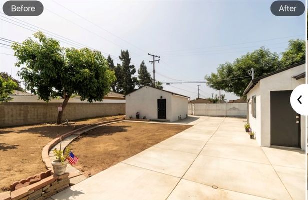 Backyard, Detached Garage, Exterior