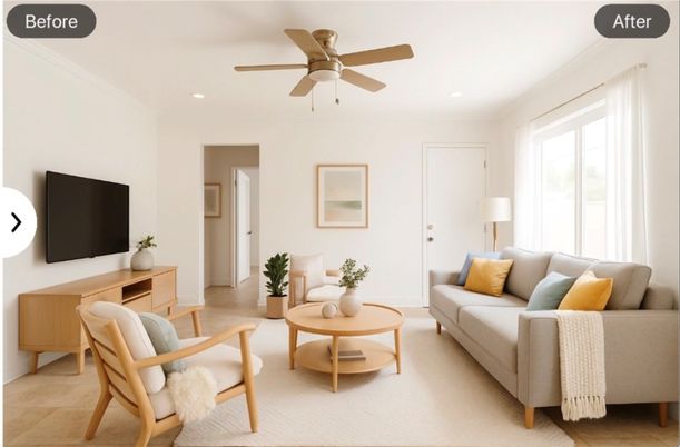 Interior, Living room, Recessed Lighting