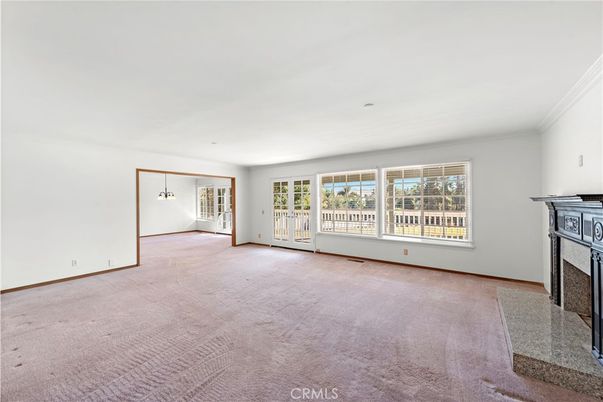 Empty room, Fireplace, Interior, Pendant Lights