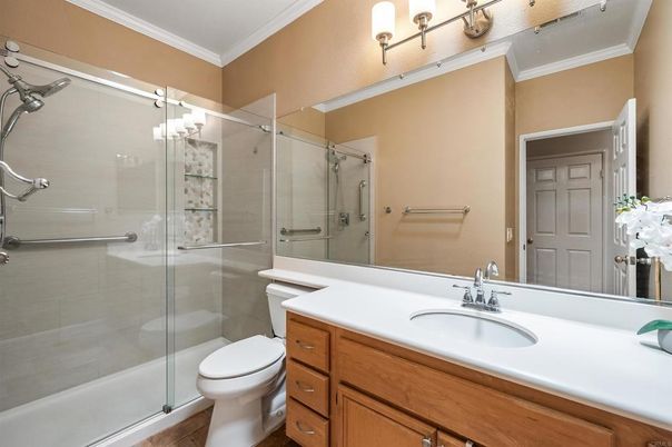 Bathroom, Glass Shower, Interior
