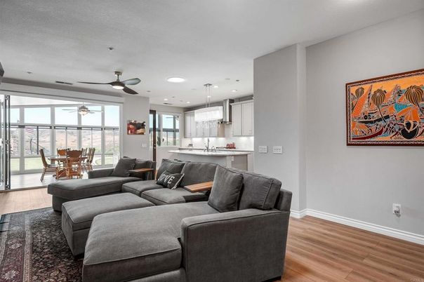 Dining room, Interior, Kitchen, Living room, Pendant Lights, Recessed Lighting, Wood Texture Flooring