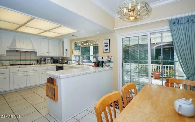 Dining room, Interior, Kitchen, Tile Countertops