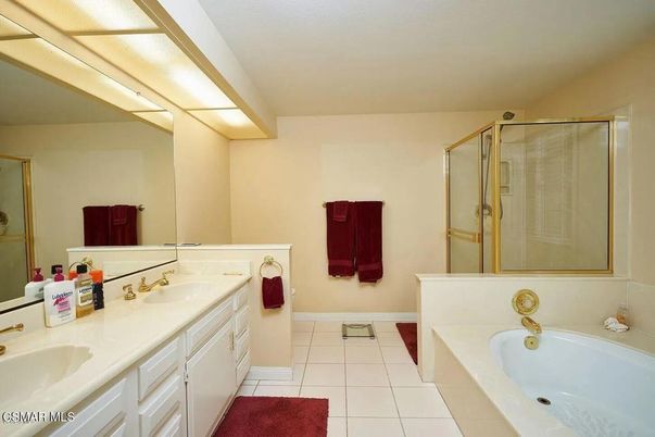Bathroom, Dual Sink Vanities, Glass Shower, Interior