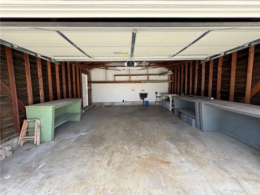 Garage, Interior, Wooden Walls