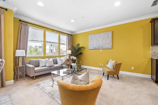 Interior, Living room, Recessed Lighting