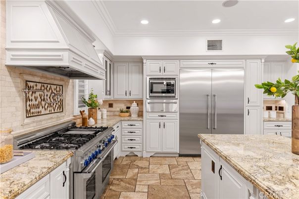 Interior, Kitchen, Recessed Lighting, Stainless Steel Appliances