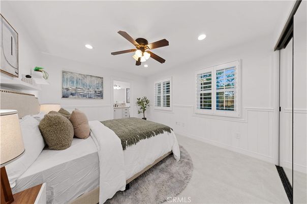 Bedroom, Interior, Recessed Lighting