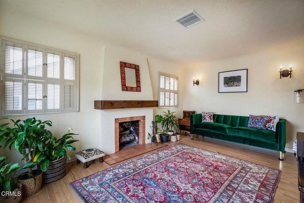 Fireplace, Interior, Wood Texture Flooring