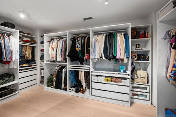 Interior, Recessed Lighting, Walk-in Closets, Wood Texture Flooring