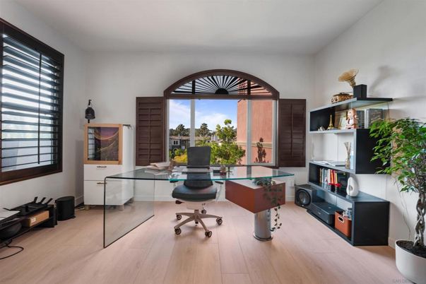 Home Office, Interior, Wood Texture Flooring