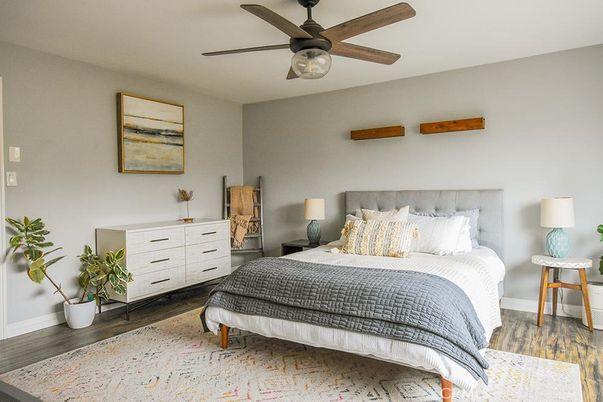 Bedroom, Interior, Wood Texture Flooring
