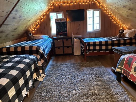 Bedroom, Interior, Wooden Ceilings, Wood Texture Flooring, Wooden Walls