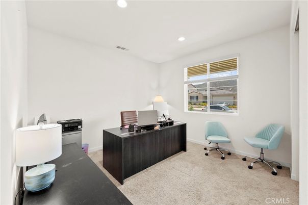 Home Office, Interior, Recessed Lighting