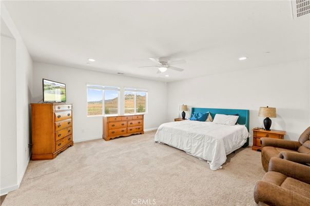 Bedroom, Interior, Recessed Lighting