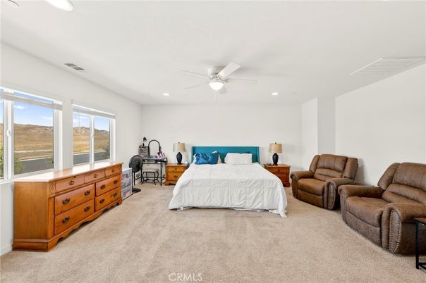 Bedroom, Interior, Recessed Lighting