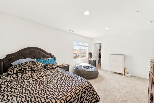 Bedroom, Interior, Recessed Lighting
