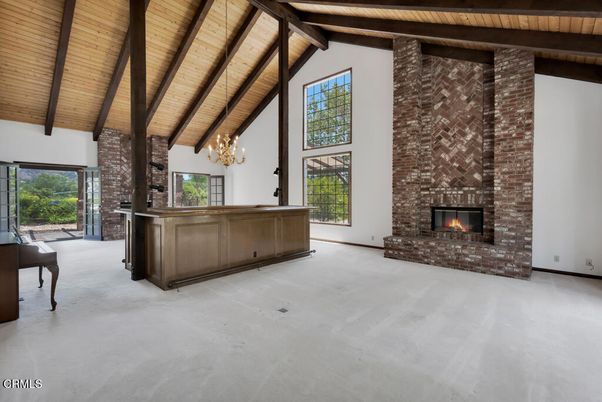 Fireplace, Interior, Stone Walls, Wooden Beams, Wooden Ceilings