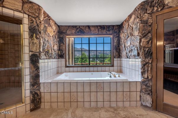 Bathroom, Interior, Stone Walls
