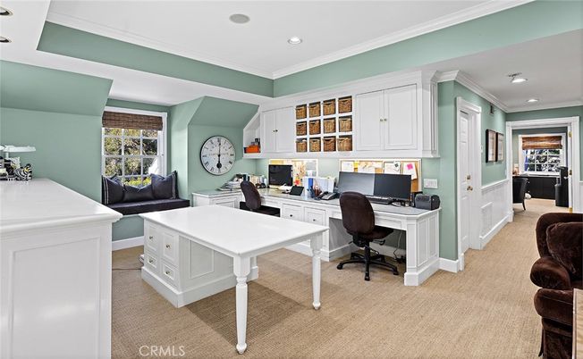 Home Office, Interior, Recessed Lighting