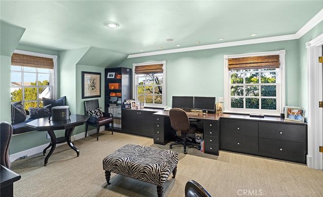 Home Office, Interior, Recessed Lighting