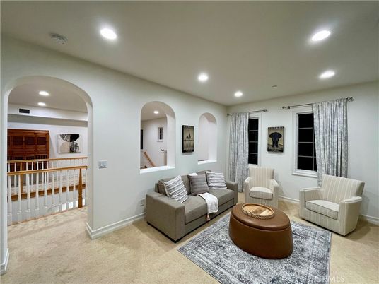 Interior, Living room, Recessed Lighting