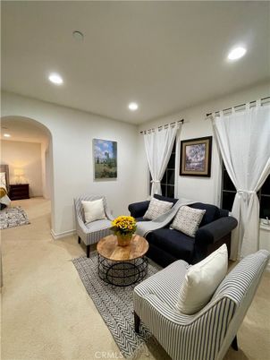 Interior, Living room, Recessed Lighting