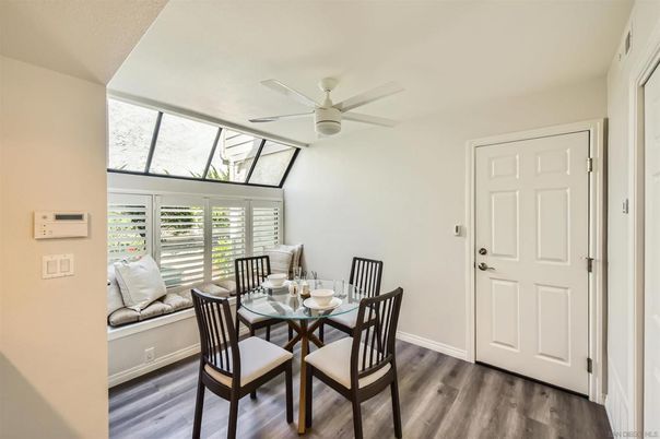 Dining room, Interior, Wood Texture Flooring