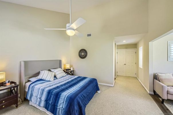 Bedroom, Interior, Recessed Lighting