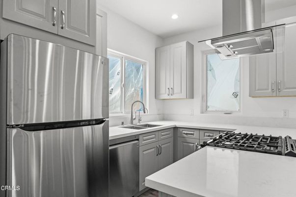 Interior, Kitchen, Recessed Lighting, Stainless Steel Appliances