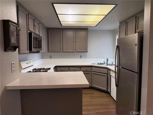 Interior, Kitchen, Wood Texture Flooring