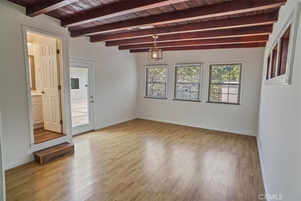 Empty room, Interior, Wooden Beams, Wooden Ceilings, Wood Texture Flooring