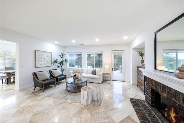Fireplace, Interior, Living room, Recessed Lighting