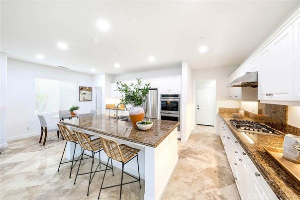 Dining room, Interior, Kitchen, Recessed Lighting, Stainless Steel Appliances