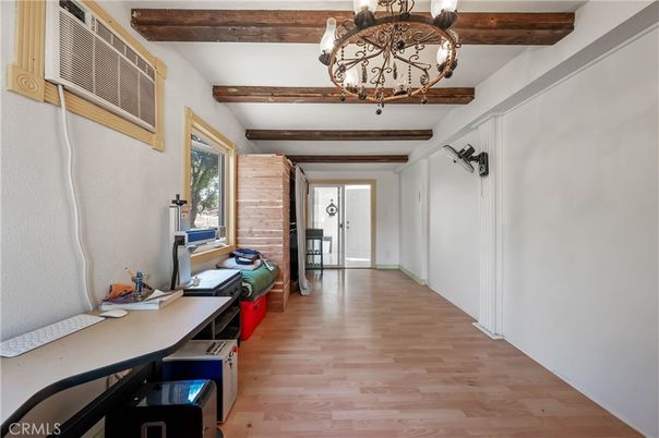 Chandelier, Interior, Wooden Beams, Wood Texture Flooring
