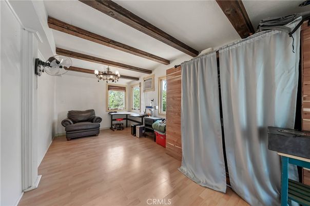 Chandelier, Interior, Wooden Beams, Wood Texture Flooring