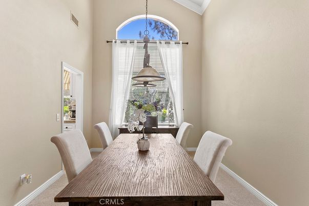 Dining room, Interior, Pendant Lights