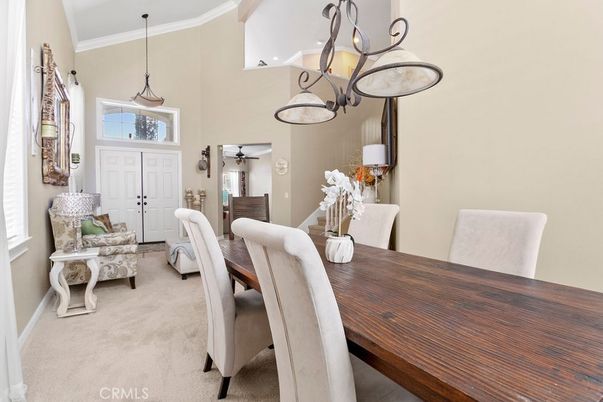 Dining room, Interior, Pendant Lights, Recessed Lighting