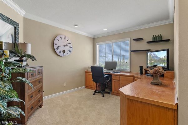 Home Office, Interior, Recessed Lighting