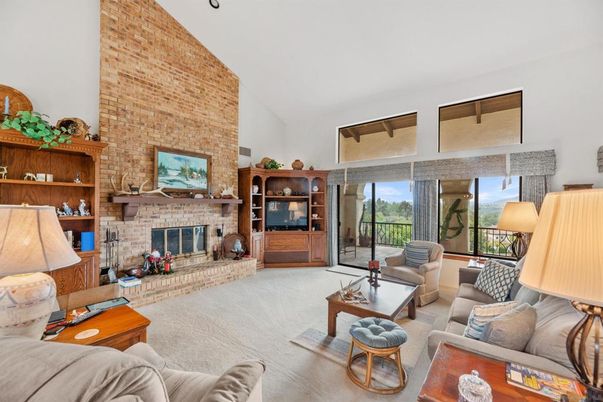Fireplace, Interior, Living room, Stone Walls