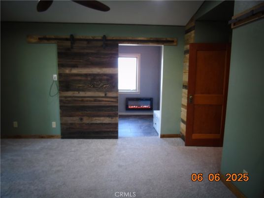 Empty room, Fireplace, Interior, Wooden Walls