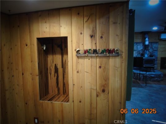 Fireplace, Interior, Recessed Lighting, Sauna Room