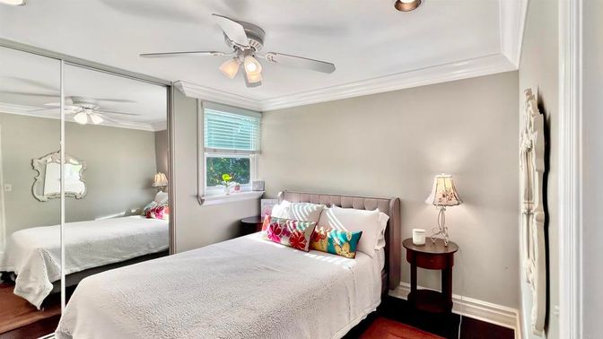 Bedroom, Interior, Recessed Lighting
