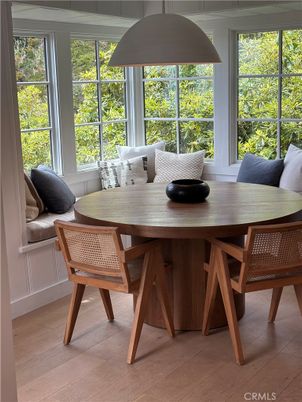Dining room, Interior, Wood Texture Flooring