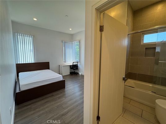 Bathroom, Bedroom, Interior, Recessed Lighting, Wood Texture Flooring