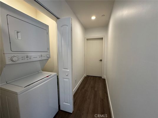 Interior, Recessed Lighting, Utility Closets, Washer, Wood Texture Flooring
