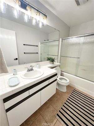 Bathroom, Dual Sink Vanities, Glass Shower, Interior, Tile Countertops