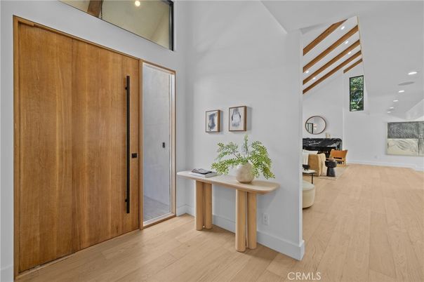 Fireplace, Interior, Recessed Lighting, Wood Texture Flooring