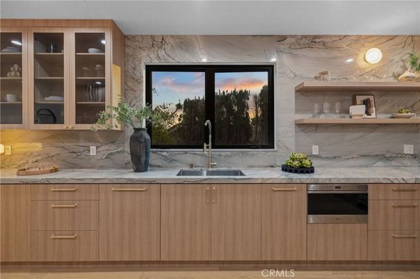 Interior, Kitchen, Marble Walls