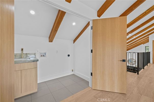Interior, Recessed Lighting, Wooden Beams